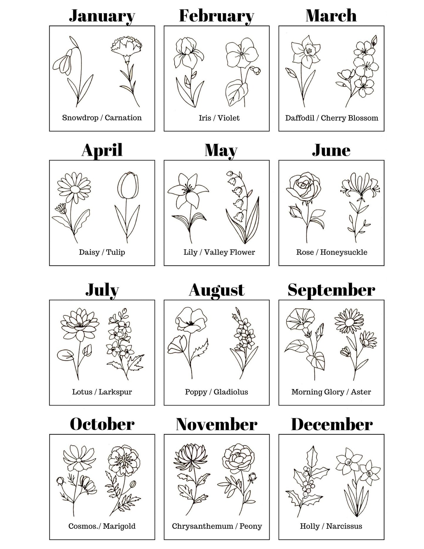 Birth Flower Personalized Acacia Wood Jewelry Box - Velvet Jewelry Box - Custom Jewelry Box - Jewelry Storage - Gifts for Women