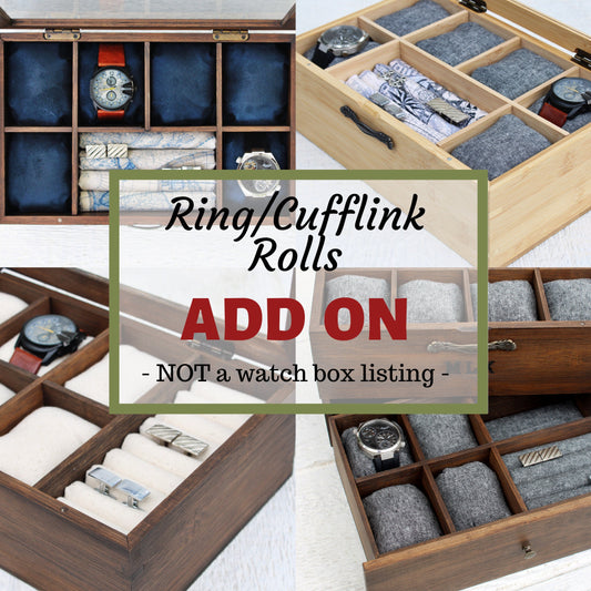 Ring and Cufflink Holder ADD ON