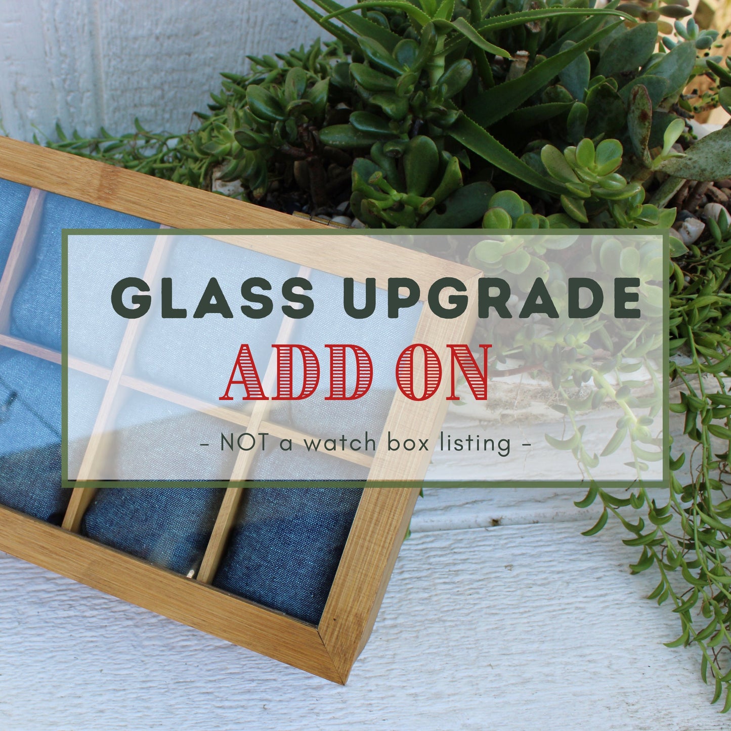 Glass Upgrade ADD ON