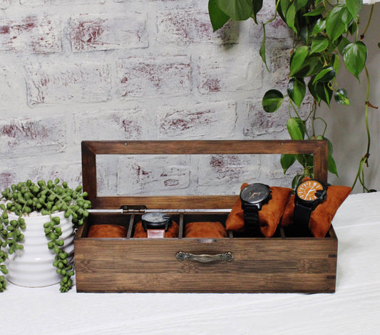 5 Compartment Watch Box