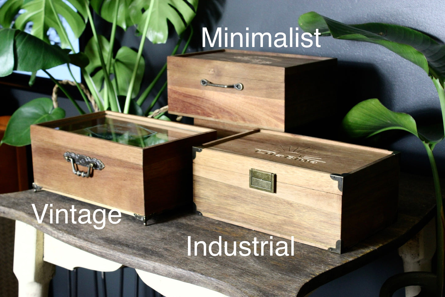 Acacia Wood Jewelry Box - Velvet Jewelry Box - Wooden Jewelry Case - Custom Jewelry Box - Jewelry Storage - Gifts for Women