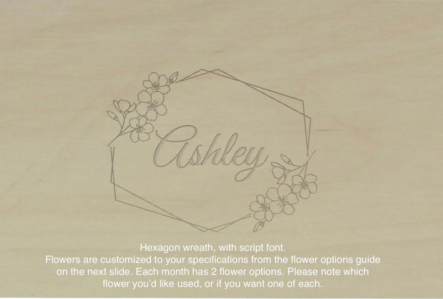 Birth Flower Personalized Acacia Wood Jewelry Box - Velvet Jewelry Box - Custom Jewelry Box - Jewelry Storage - Gifts for Women