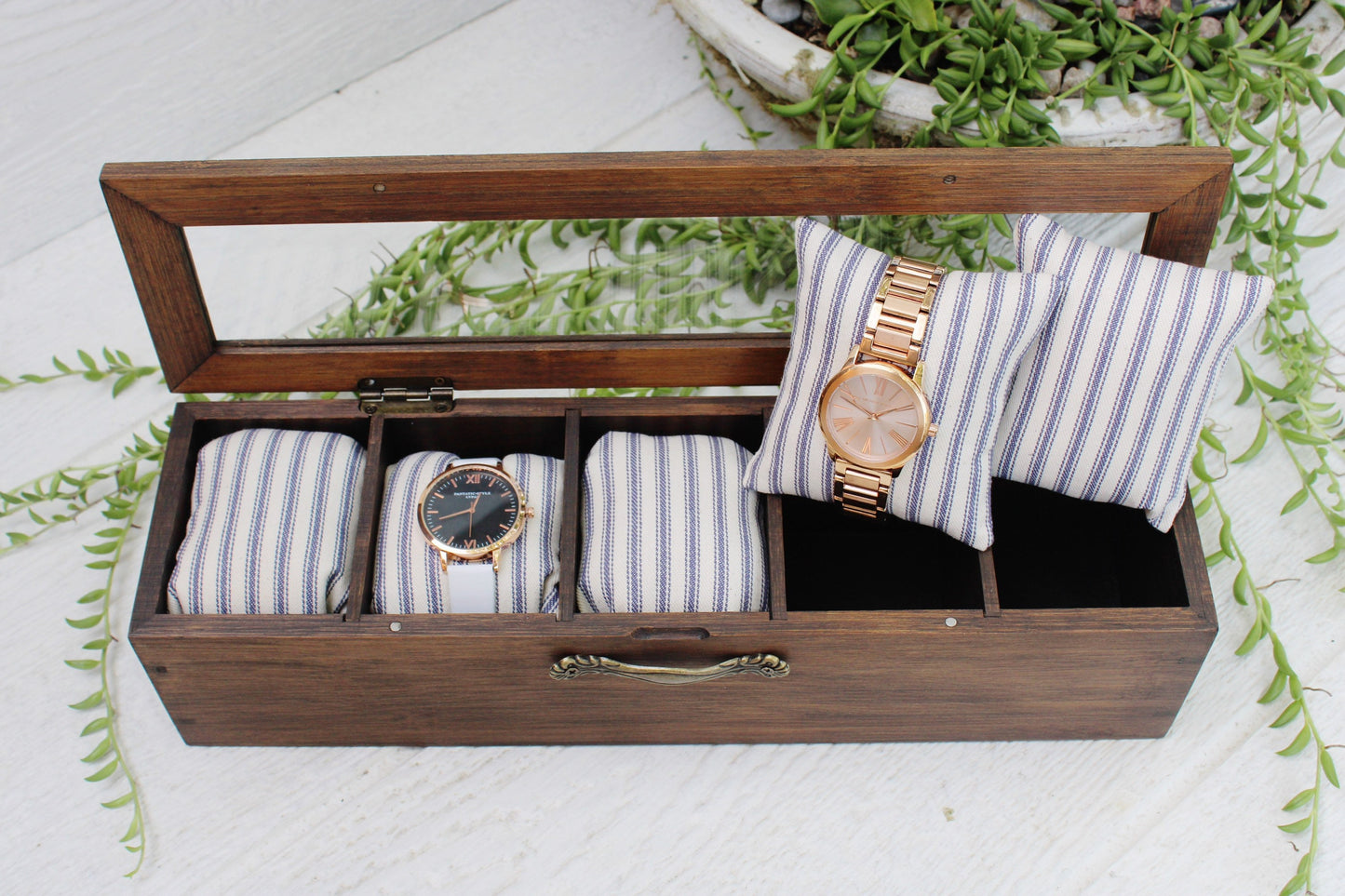 5 Compartment Watch Box