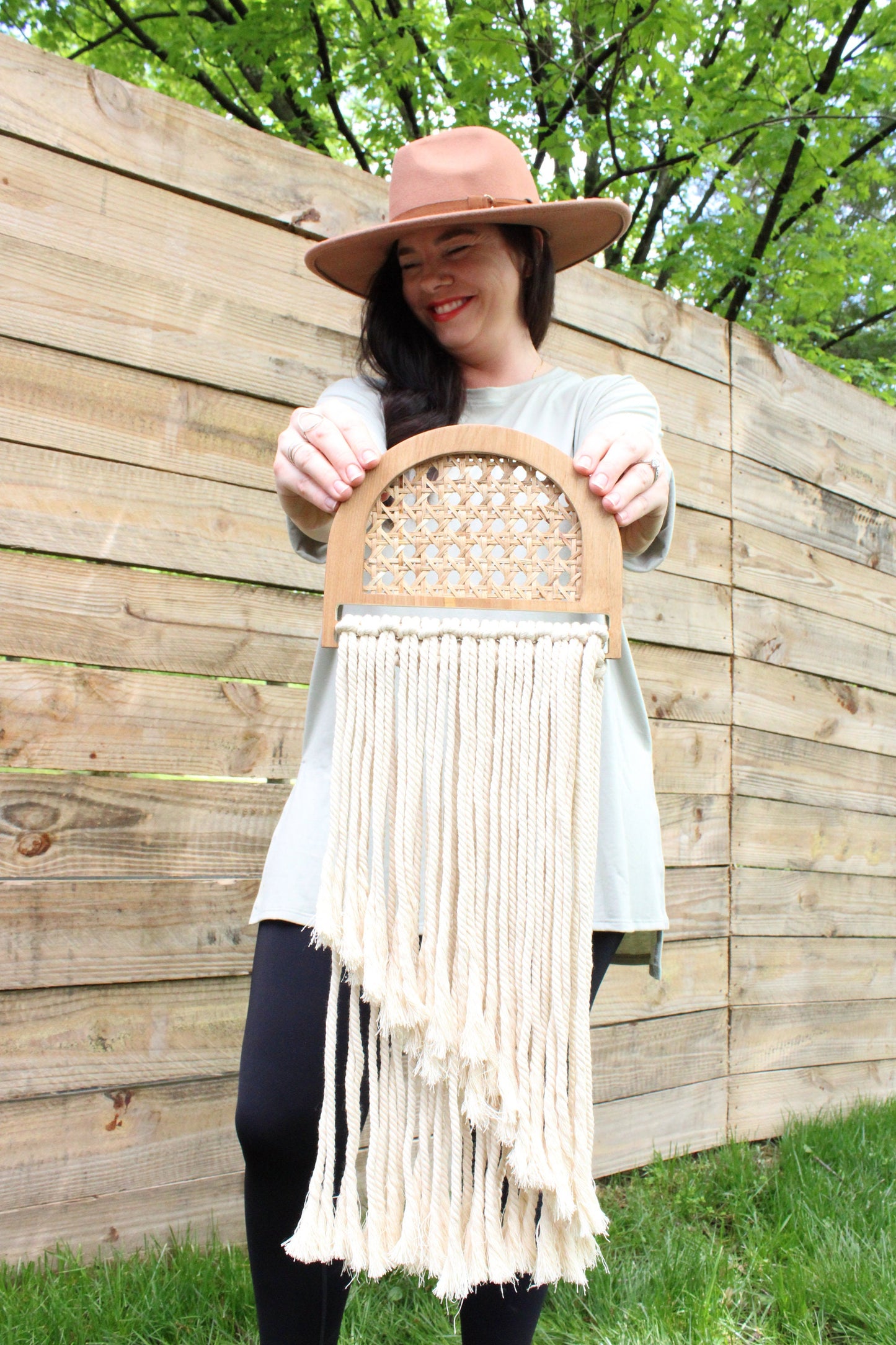 Arch Rattan Wall Hanging