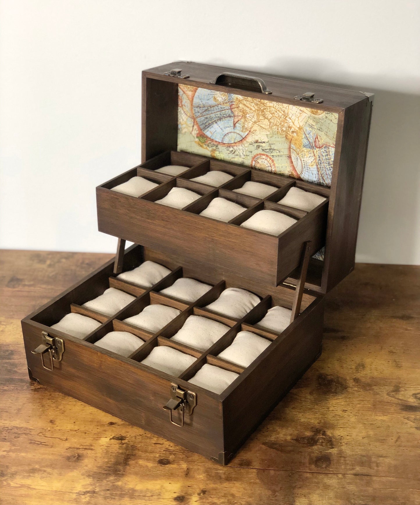 Chest Design Watch Box - Holds Up to 20 Watches